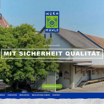 Webdesign Würmmühle Dachau